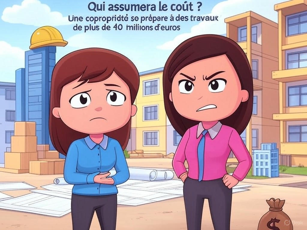 découvrez comment une copropriété se prépare à financer des travaux colossaux de plus de 40 millions d'euros. qui prendra en charge les coûts ? plongée au cœur des enjeux financiers et de la répartition des charges entre copropriétaires.