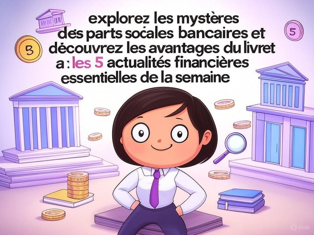 découvrez les dernières actualités financières avec notre exploration des parts sociales bancaires et les avantages du livret a. restez informé sur les 5 points essentiels de la semaine pour mieux gérer vos finances.