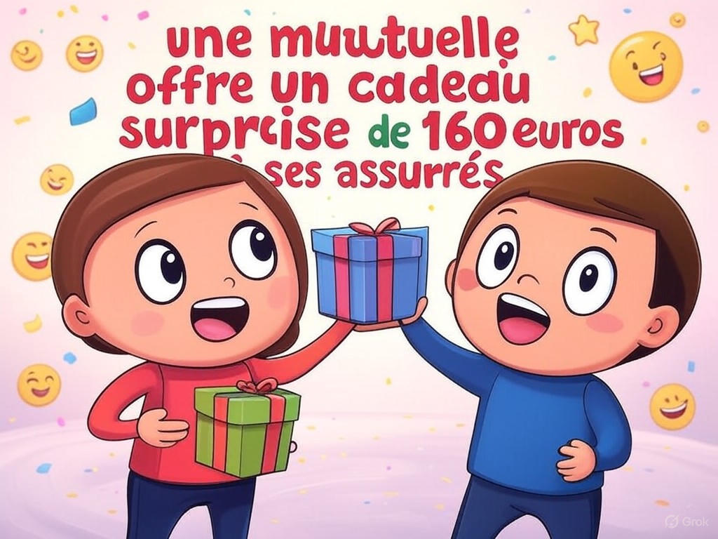 découvrez la nouvelle offre exceptionnelle de notre mutuelle : un cadeau surprise de 160 euros pour tous nos assurés ! ne manquez pas cette occasion de profiter d'avantages exclusifs tout en protégeant votre santé. rejoignez-nous dès aujourd'hui !