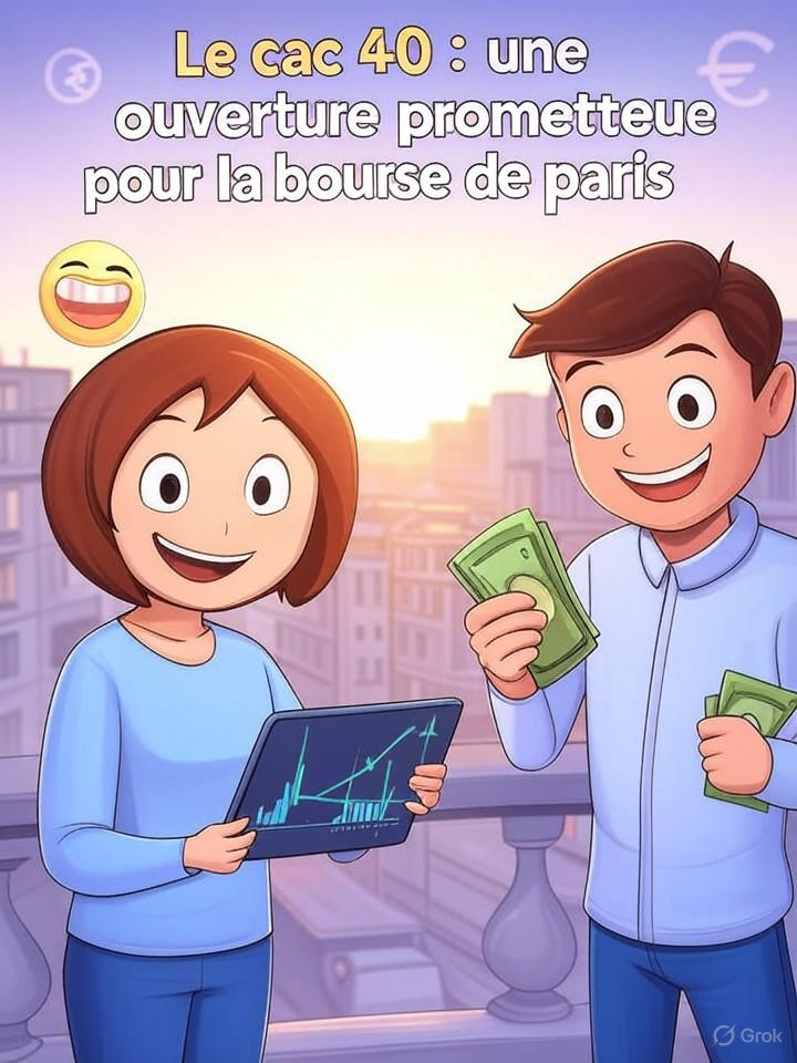 découvrez comment le cac 40 affiche une ouverture prometteuse pour la bourse de paris, offrant des perspectives optimistes pour les investisseurs. analyse des tendances actuelles, des performances des entreprises et des facteurs influençant le marché.