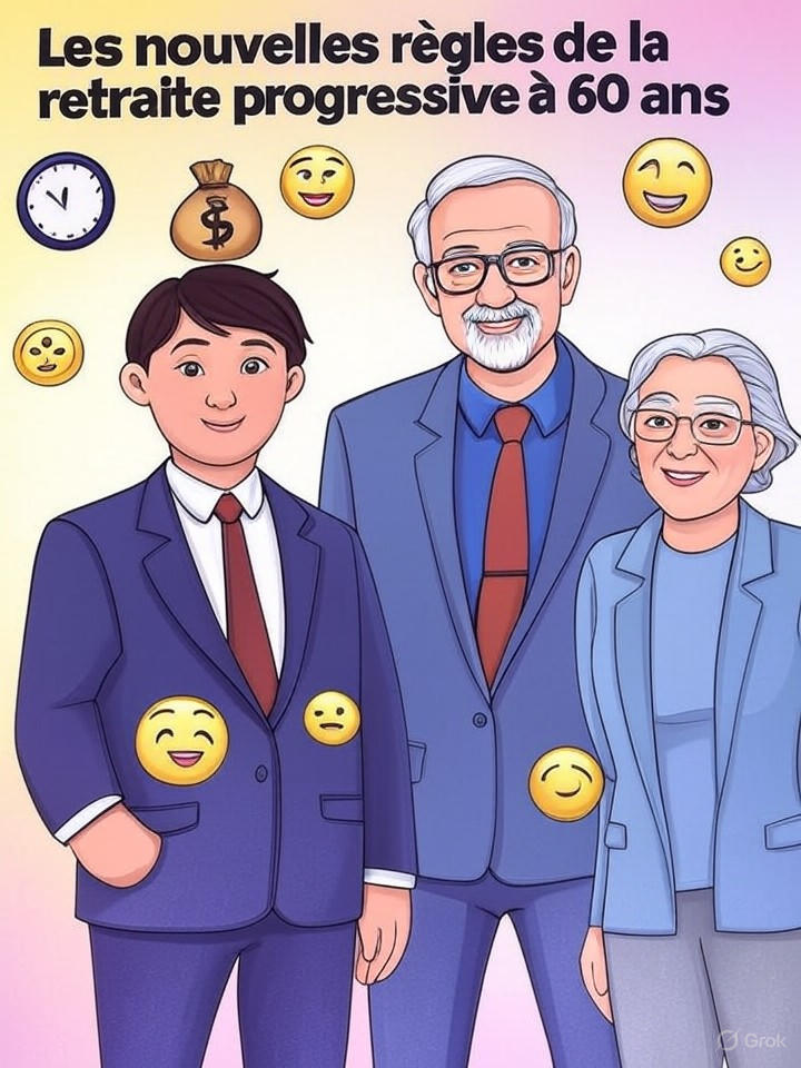 découvrez les changements concernant la retraite progressive à 60 ans : nouvelles règles applicables à partir du 1er septembre 2025, conditions d’éligibilité et bénéficiaires concernés.