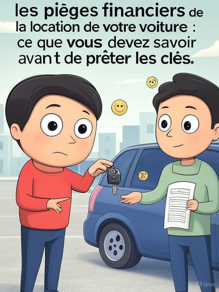 découvrez les principaux risques et pièges financiers liés à la location de votre voiture. informez-vous sur ce qu'il faut vérifier avant de prêter vos clés, afin de protéger vos intérêts et éviter les mauvaises surprises.