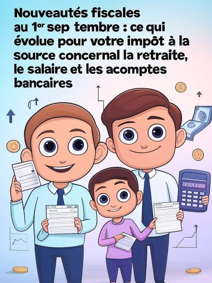 Nouveautés fiscales au 1er septembre : Ce qui évolue pour votre impôt à la source concernant la retraite, le salaire et les acomptes bancaires découvrez les principales nouveautés fiscales applicables dès le 1er septembre concernant l’impôt à la source : changements pour les revenus de retraite, de salaire et les acomptes bancaires. adaptez-vous aux évolutions pour une gestion optimale de votre fiscalité.
