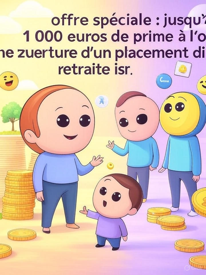 profitez de notre offre spéciale et recevez jusqu'à 1 000 euros de prime à l'ouverture d'un placement direct retraite isr. optimisez votre épargne tout en investissant responsablement !