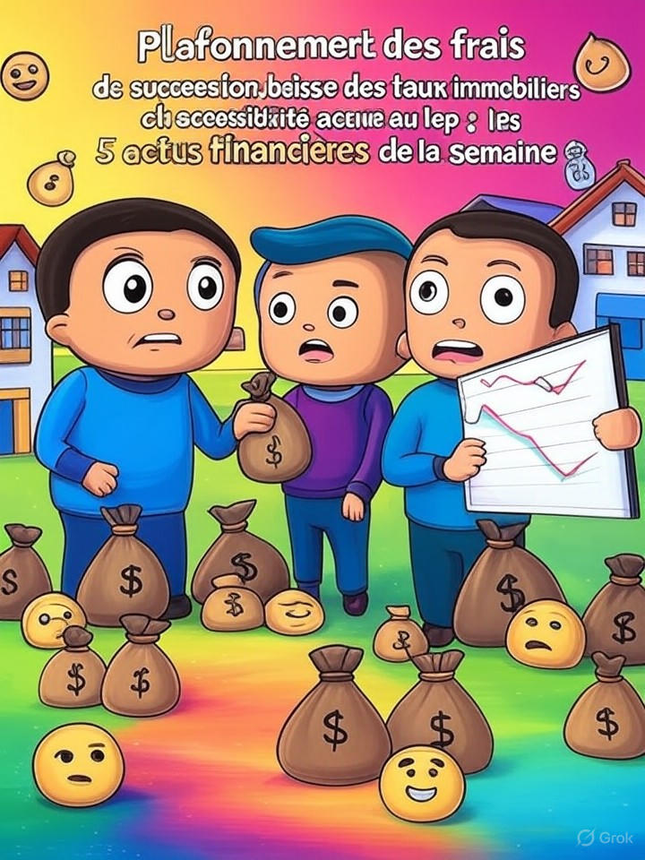 découvrez les 5 actualités financières majeures de la semaine : plafonnement des frais de succession, baisse des taux immobiliers, meilleure accessibilité au lep et autres infos essentielles pour votre budget.