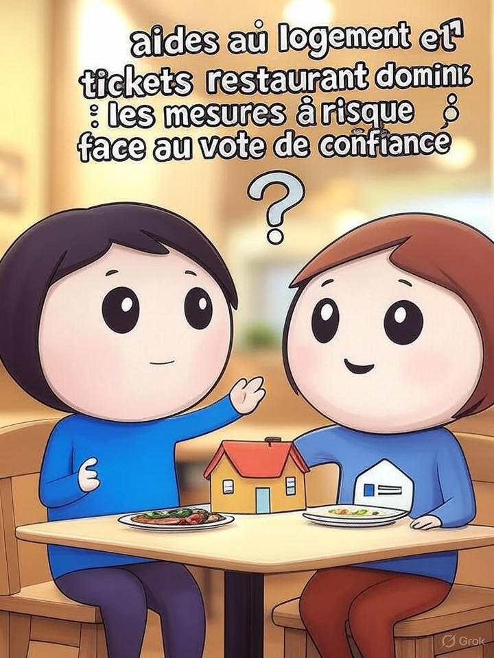 découvrez comment les aides au logement et les tickets restaurant dominicaux figurent parmi les mesures controversées au cœur du vote de confiance, leurs enjeux et impacts potentiels pour les français.