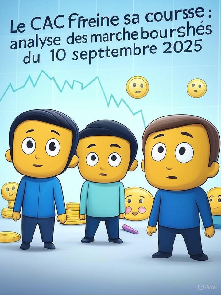 découvrez pourquoi le cac 40 marque un ralentissement le 10 septembre 2025. analyse détaillée des tendances, facteurs d'influence et réactions des marchés boursiers pour cette journée décisive.