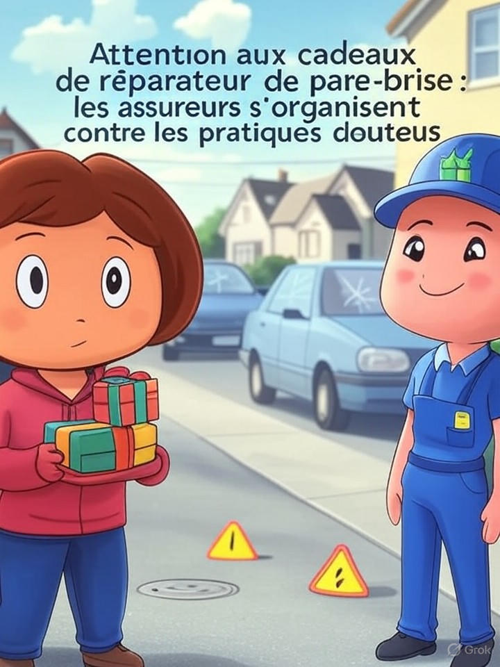 « Attention aux cadeaux de réparateurs de pare-brise : les assureurs s’organisent contre les pratiques douteuses » découvrez pourquoi les assureurs renforcent leurs contrôles face aux cadeaux offerts par certains réparateurs de pare-brise, et comment ces pratiques douteuses peuvent impacter votre assurance.