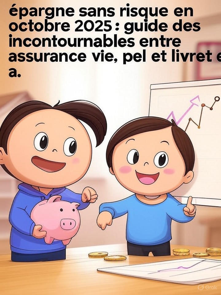découvrez les solutions d’épargne sans risque en octobre 2025 : comparez les avantages de l’assurance vie, du pel et du livret a, et trouvez la meilleure option pour sécuriser vos économies.