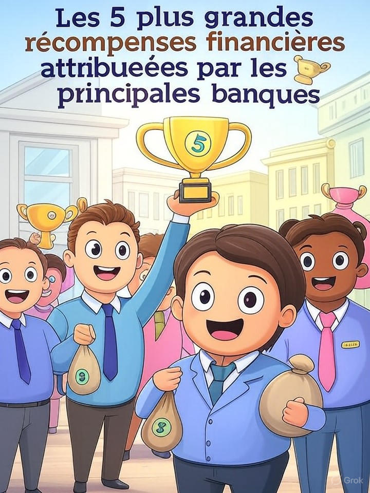 Les 5 plus grandes récompenses financières attribuées par les principales banques : Crédit Agricole, BNP Paribas, Société Générale et autres découvrez les 5 plus grandes récompenses financières jamais attribuées par des banques majeures telles que crédit agricole, bnp paribas, société générale et d'autres. analyse des montants records et des bénéficiaires marquants.