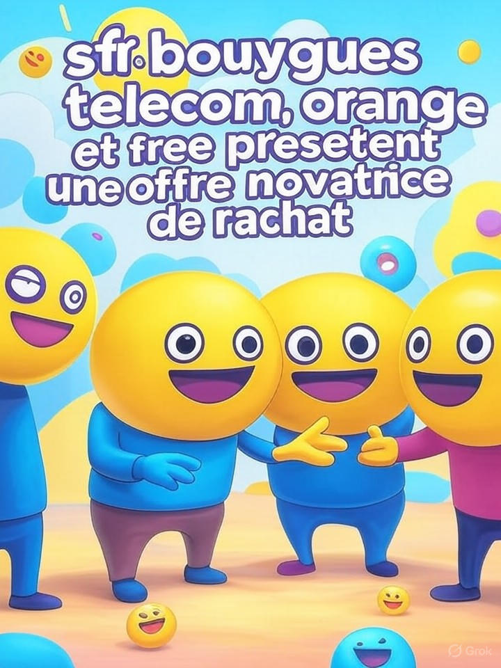 SFR : Bouygues Telecom, Orange et Free présentent une offre novatrice de rachat découvrez comment bouygues telecom, orange et free révolutionnent le marché avec une offre de rachat novatrice visant sfr. analyse des enjeux et perspectives pour les consommateurs et le secteur des télécoms.