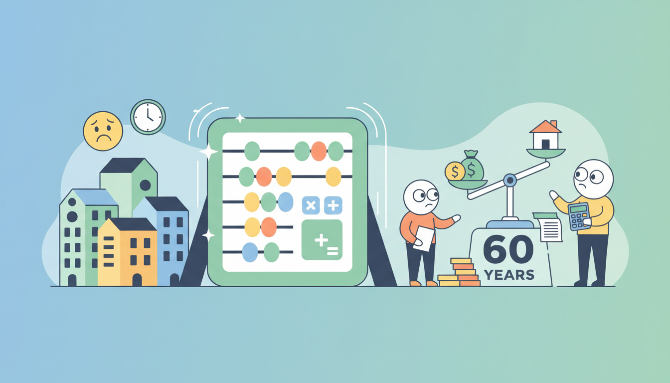 « 60 ans pour amortir la rénovation thermique en copropriété ? Un défi financier presque insurmontable » : décryptage d’une équation économique complexe découvrez les défis financiers majeurs liés à l'amortissement sur 60 ans de la rénovation thermique en copropriété, et l'analyse approfondie d'une équation économique particulièrement complexe.