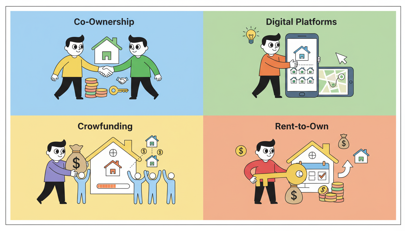 découvrez quatre solutions innovantes pour faciliter l'acquisition de votre résidence secondaire dans le secteur de l'immobilier.