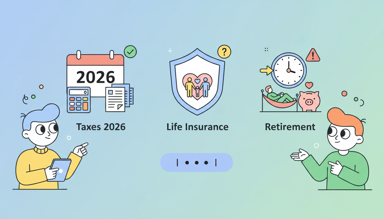 découvrez les 3 points essentiels à connaître ce vendredi 20 février sur les impôts 2026, l'assurance vie et la retraite pour mieux préparer votre avenir financier.