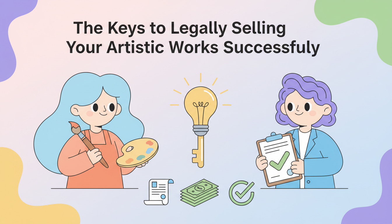 Les clés pour vendre légalement vos œuvres artistiques avec succès découvrez les clés essentielles pour vendre légalement vos œuvres artistiques avec succès et protégez vos droits tout en maximisant vos ventes.