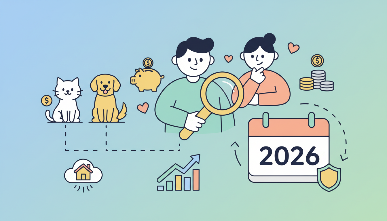 Quel budget prévoir pour l’assurance de votre chien ou chat en 2026 ? découvrez quel budget prévoir pour l'assurance de votre chien ou chat en 2026 afin de protéger au mieux votre compagnon à quatre pattes tout en maîtrisant vos dépenses.