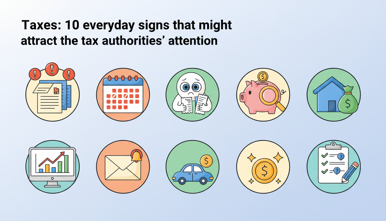 Impôts : 10 signes du quotidien qui peuvent attirer l’attention de l’administration fiscale découvrez 10 signes du quotidien qui peuvent attirer l'attention de l'administration fiscale et apprenez comment les gérer pour éviter tout problème avec vos impôts.