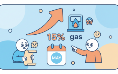 Hausse d’environ 15% des tarifs de gaz en mai pour les offres à prix variable