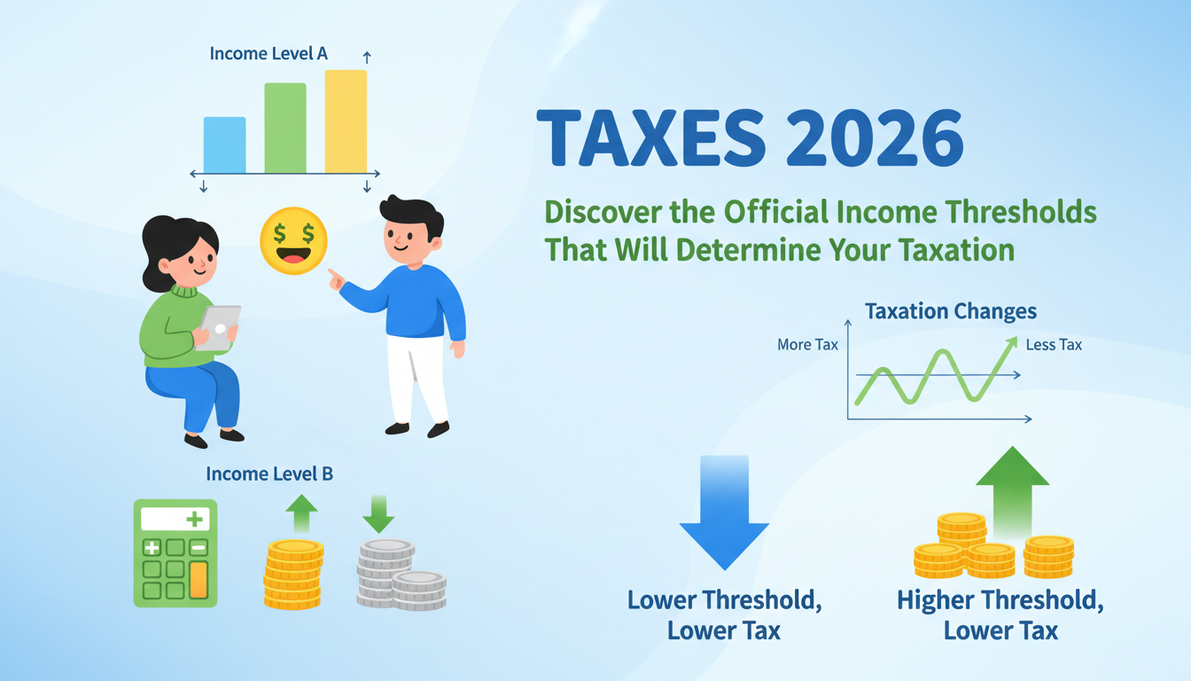 Impôts 2026 : Découvrez les seuils de revenus officiels qui détermineront votre imposition impôts 2026 : consultez les seuils de revenus officiels pour anticiper votre imposition et optimiser votre déclaration fiscale.