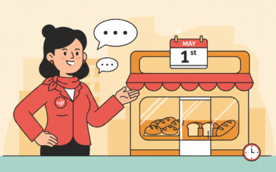 La cheffe de la CGT admet l&rsquo;importance d&rsquo;ouvrir les boulangeries le 1er mai