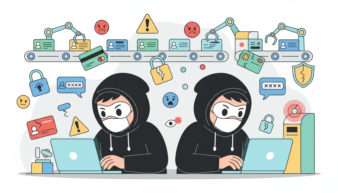 découvrez comment les escrocs utilisent des méthodes sophistiquées pour voler vos données personnelles et protéger votre identité contre ces véritables opérations frauduleuses.