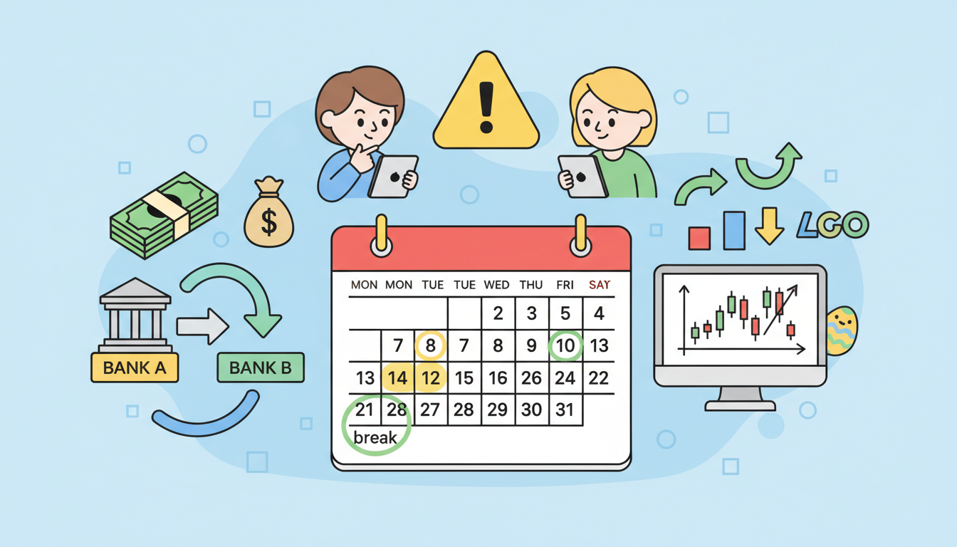 découvrez pourquoi la vigilance est essentielle lors des virements bancaires et des transactions sur le marché boursier pendant la trêve pascale, afin d'éviter les risques et garantir la sécurité de vos opérations financières.