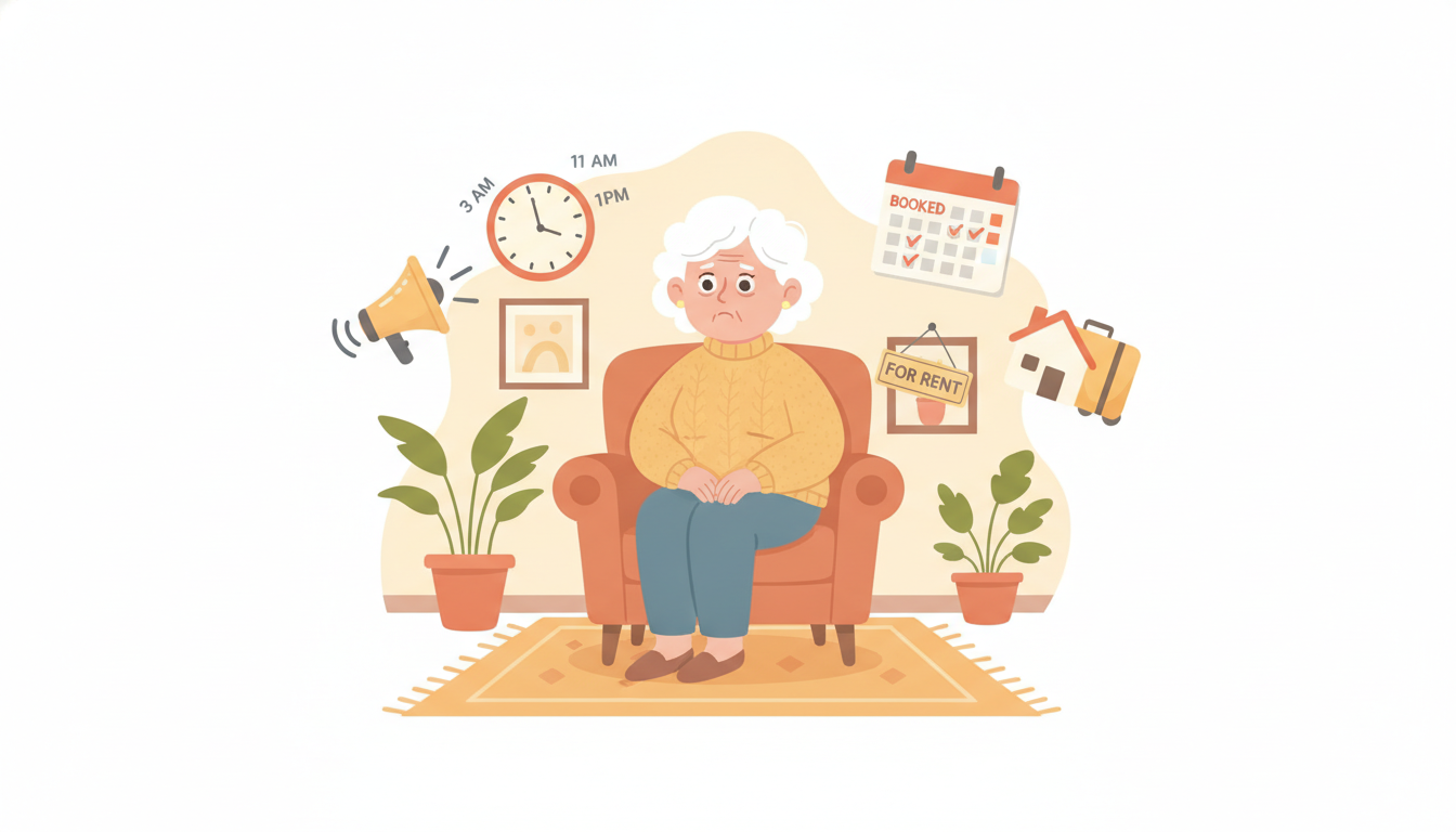 à 82 ans, anne partage son vécu et explique comment les locations saisonnières bouleversent son quotidien et sa tranquillité.