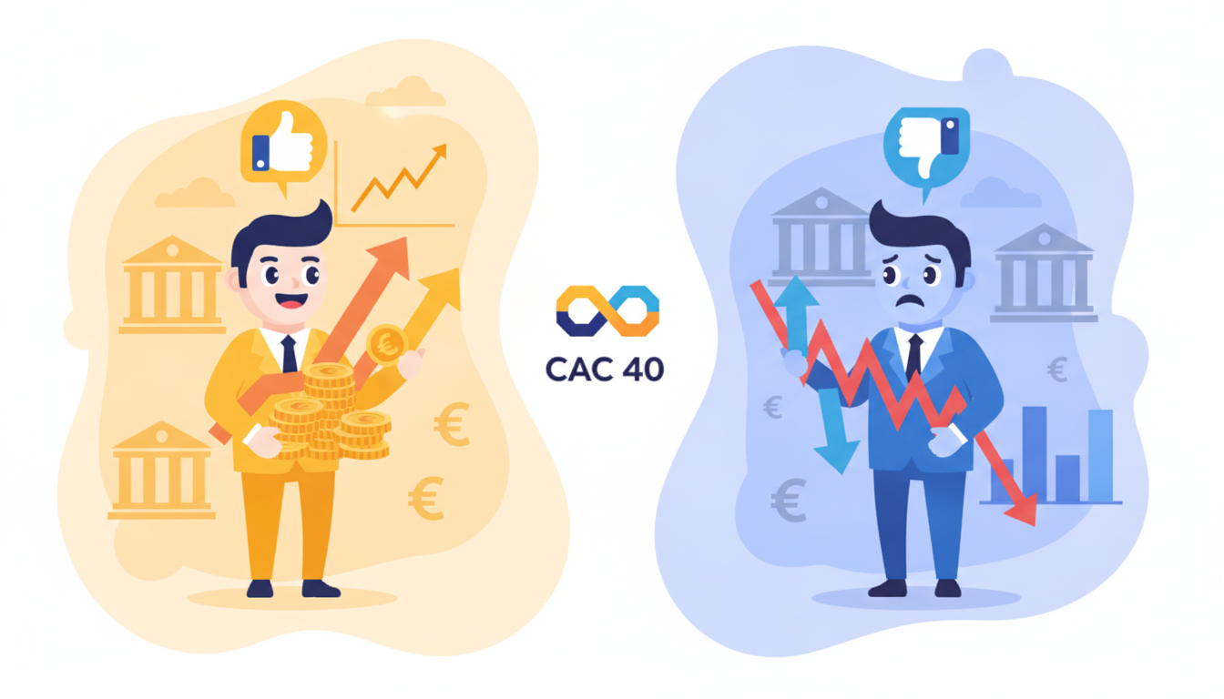 découvrez l'impact de la hausse des taux d'intérêt sur les entreprises du cac 40 : quelles sociétés en bénéficient et lesquelles en pâtissent ?
