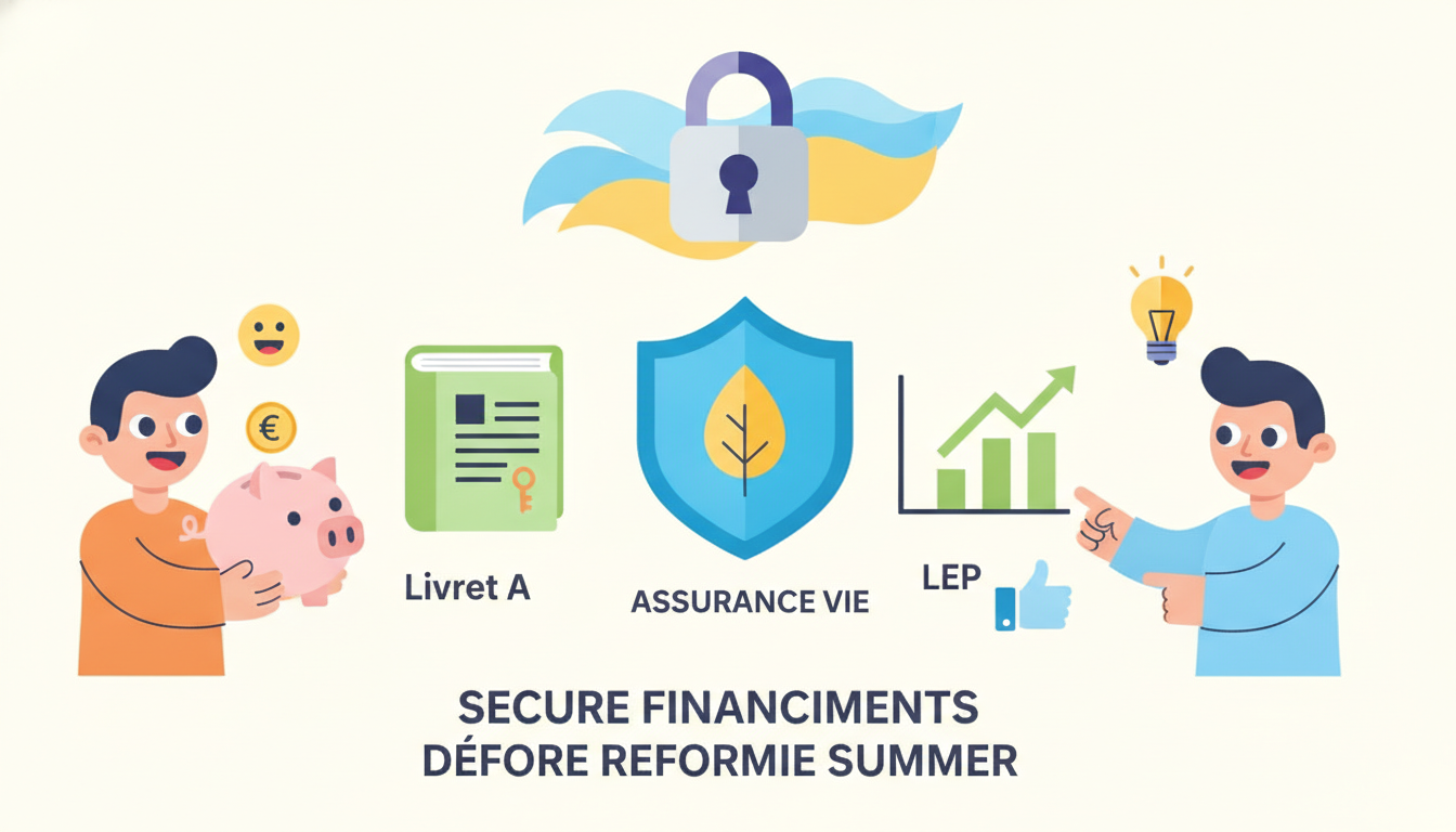 analyse complète de vos placements sécurisés : lep, livret a, assurance vie, avant les réformes estivales. préparez-vous aux changements pour optimiser vos finances.