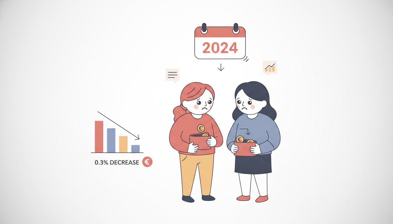 découvrez les prévisions de l'insee indiquant une baisse de 0,3% du pouvoir d'achat en 2024 et ses impacts économiques.