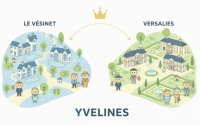 Le Vésinet et Versailles : focus sur les quartiers où résident les contribuables les plus aisés des Yvelines