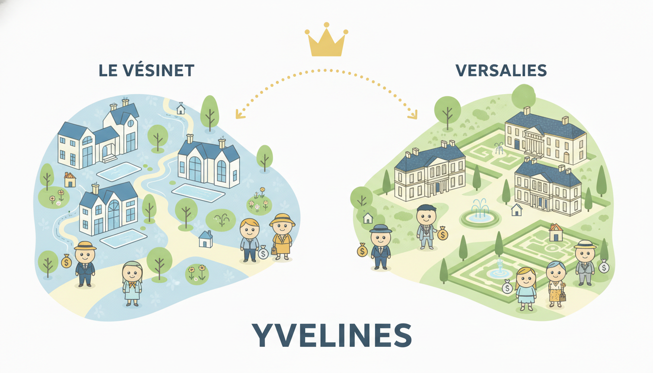 découvrez les quartiers prisés du vésinet et de versailles, où résident les contribuables les plus aisés des yvelines, alliant prestige, cadre de vie exceptionnel et patrimoine historique.