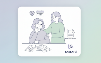 Décès de mon mari en janvier 2025 : Guide pour demander la retraite de réversion auprès de la Carsat