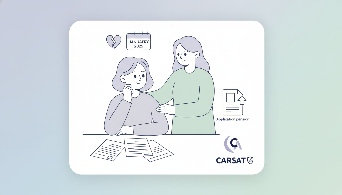 Décès de mon mari en janvier 2025 : Guide pour demander la retraite de réversion auprès de la Carsat découvrez comment demander la retraite de réversion auprès de la carsat après le décès de votre mari en janvier 2025, avec notre guide complet et détaillé.