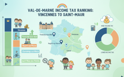 Impôt sur le revenu dans le Val-de-Marne : classement détaillé des villes de Vincennes à Saint-Maur