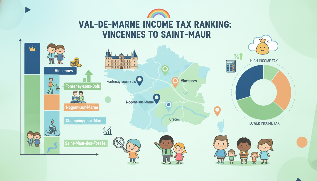 découvrez le classement détaillé des villes du val-de-marne, de vincennes à saint-maur, selon leur impôt sur le revenu. analyse complète pour mieux comprendre la fiscalité locale.