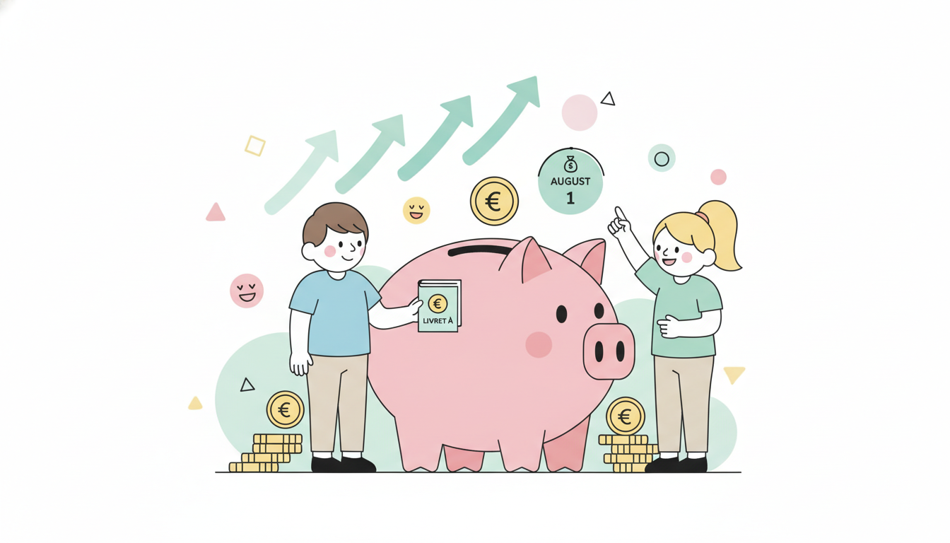 Le Livret A : Un placement à nouveau séduisant grâce à la hausse des taux au 1er août ? découvrez pourquoi le livret a redevient un placement attractif grâce à la récente hausse des taux effective au 1er août, et comment en tirer profit pour optimiser votre épargne.