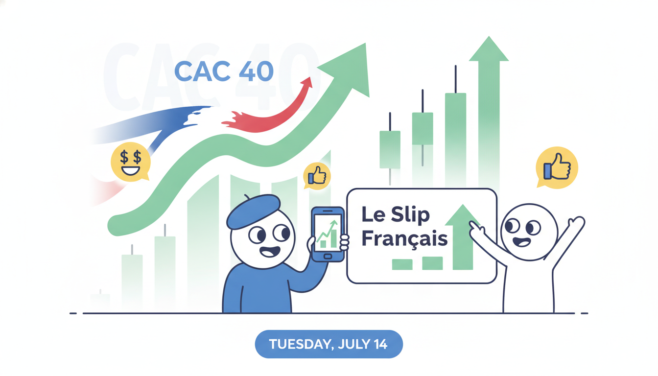 découvrez les dernières actualités boursières du mardi 14 juillet avec une belle progression du slip français sur le cac 40. analyse des mouvements et tendances du marché.