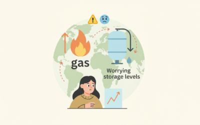 Prix du gaz en hausse cet hiver : entre tensions géopolitiques et niveaux de stockage inquiétants, à quoi s&rsquo;attendre pour votre facture ?