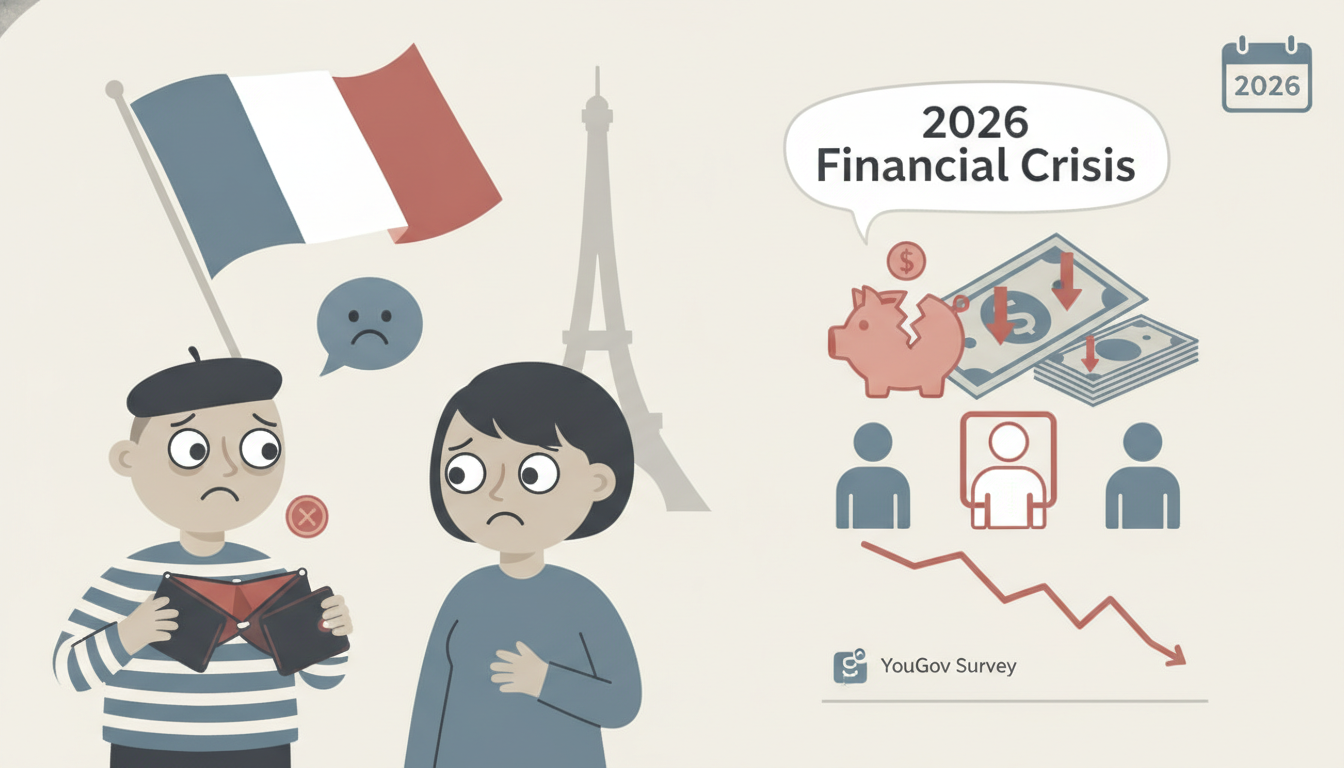 découvrez l'enquête exclusive de yougov révélant qu'en 2026, un français sur trois sera à découvert, illustrant la crise croissante du pouvoir d'achat.