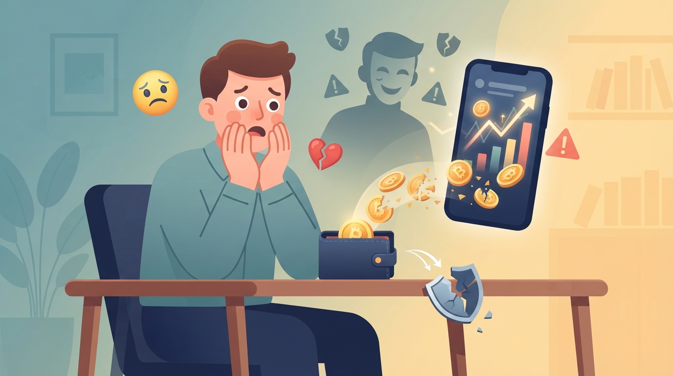 ion c., chef d’entreprise de 36 ans, raconte comment de faux gestionnaires de cryptomonnaies l’ont piégé et dépouillé de 600 000 euros.