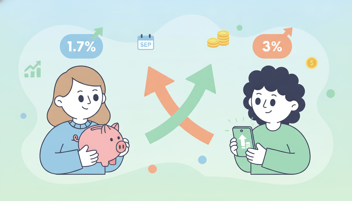 Le Livret A stable à 1,7% : une envolée des taux des comptes à terme jusqu’à 3% en septembre découvrez la stabilité du taux du livret a à 1,7% et l'augmentation significative des taux des comptes à terme, atteignant jusqu'à 3% en septembre. profitez des meilleures opportunités d'épargne dès maintenant.