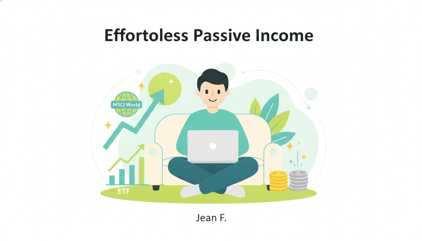 découvrez comment jean f. optimise son épargne sans effort grâce au msci world, l’etf en pleine croissance, pour générer un revenu passif sécurisé et efficace.